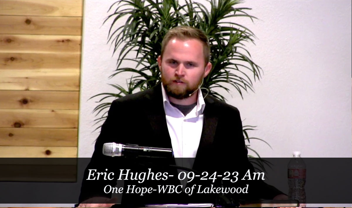 Eric Hughes message. One Hope