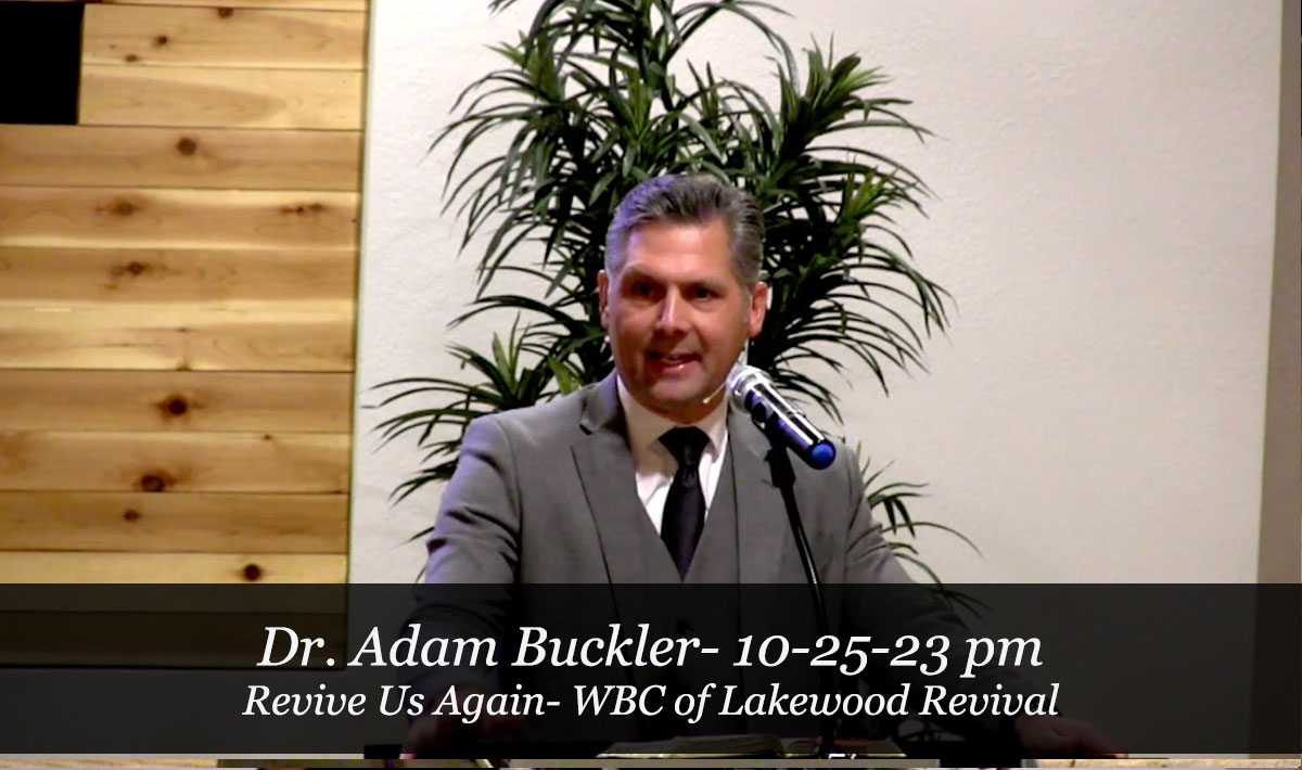  Dr. Adam Buckler Revive Us Again