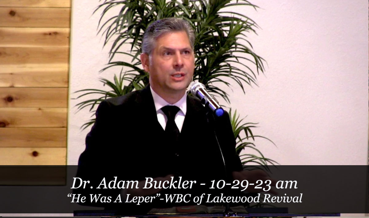 Dr. Adam Buckler- 10 29 23am- Revival