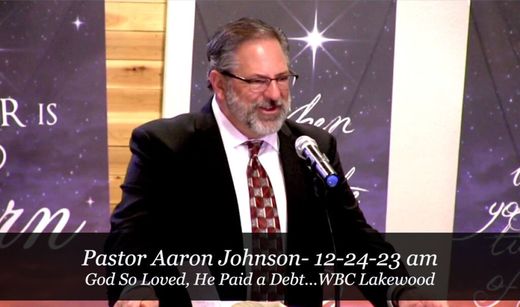 Pastor Aaron Johnson, God So Loved, He Paid a Debt