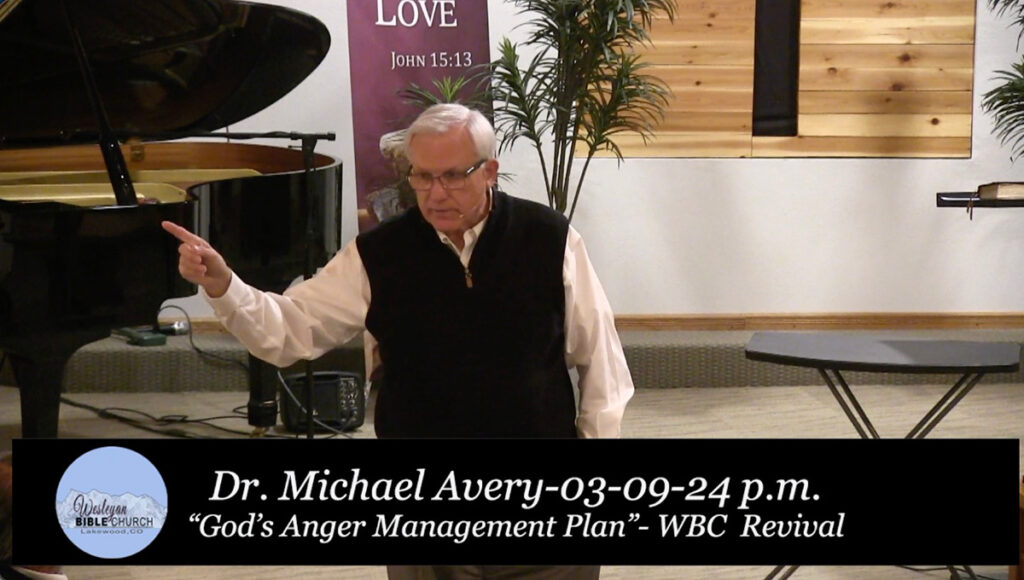 God's Anger Management Plan.Dr. Michael Avery 