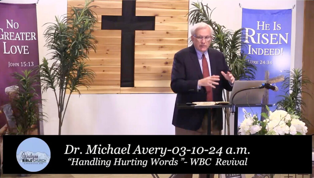 Handling Hurt Words. Dr. Michael Avery