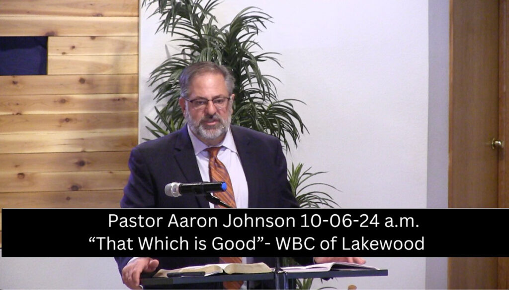 Pastor Aaron Johnson- 10-06-24 a.m.