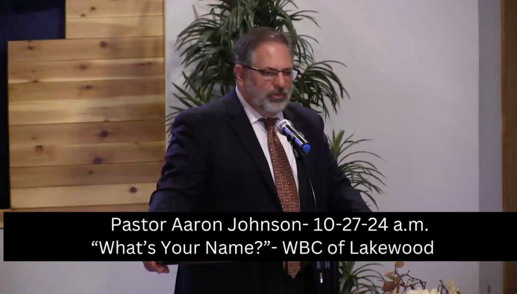 Pastor Aaron Johnson 102724 a.m 