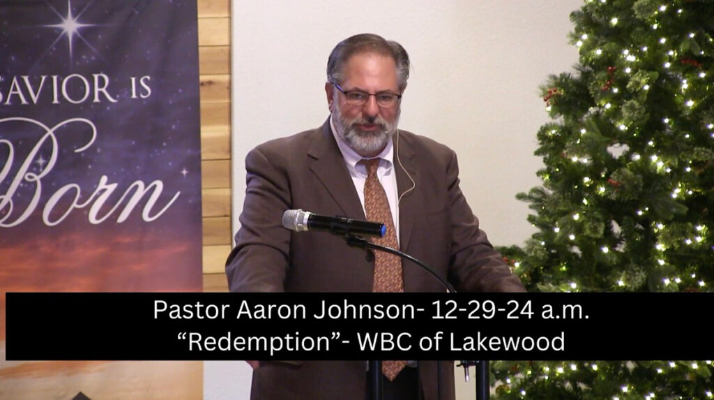 Pastor Aaron Johnson- 12-29-24 a.m