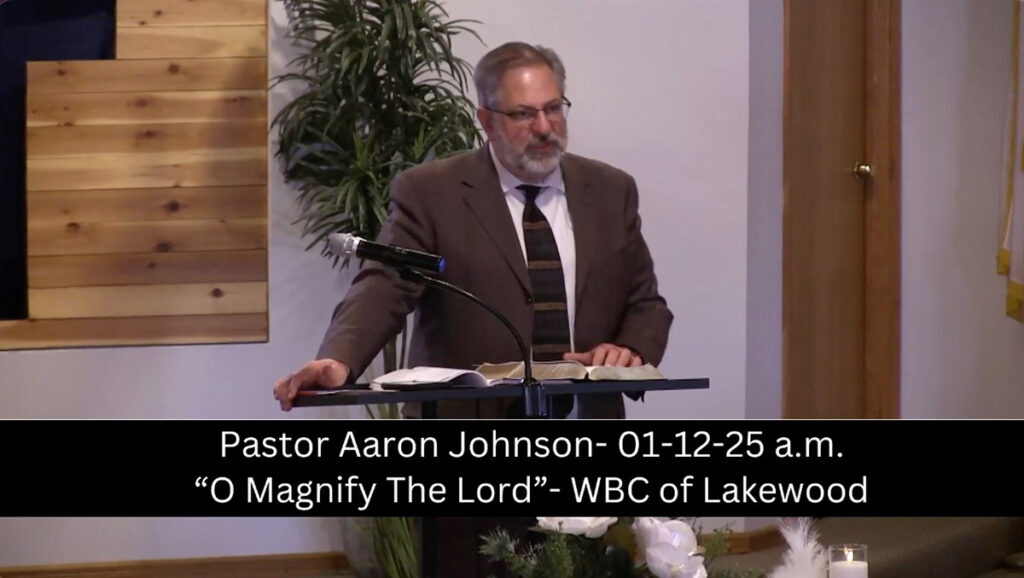 Pastor Aaron Johnson- 01-12-25 a.m.