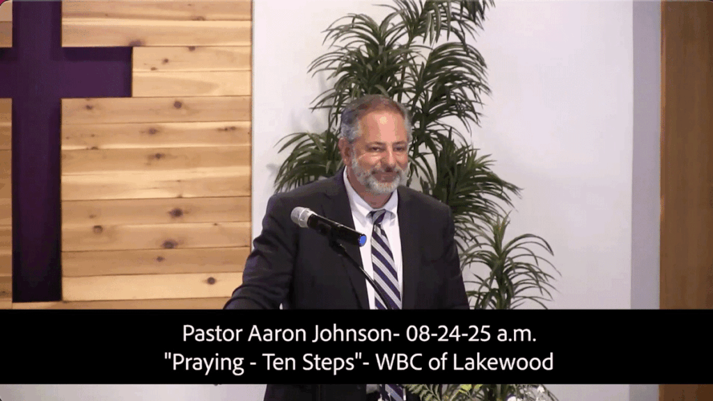 Pastor Aaron Johnson"Prayer- Ten Steps" 