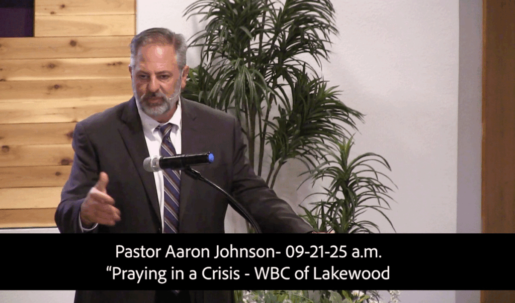 Pastor Aaron Johnson- 09-21-25 a.m.