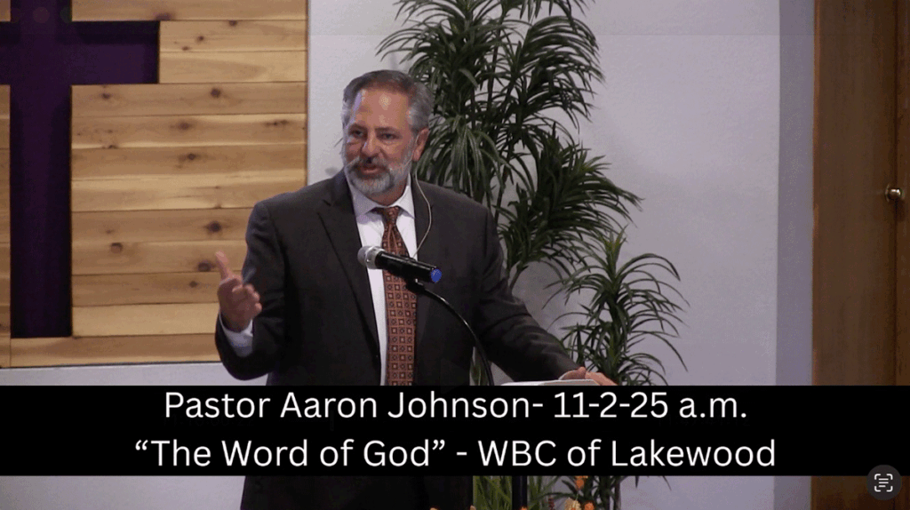Pastor Aaron Johnson"The Word of God" 