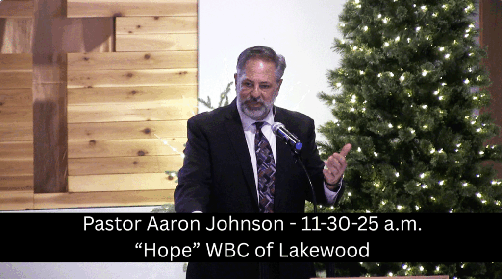 Pastor Aaron Johnson- 11-30-25 a.m.Hope 