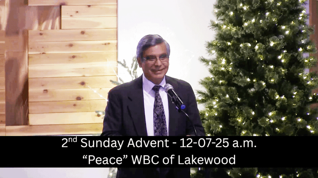 2nd Advent Sunday- 12-07-25amPeace