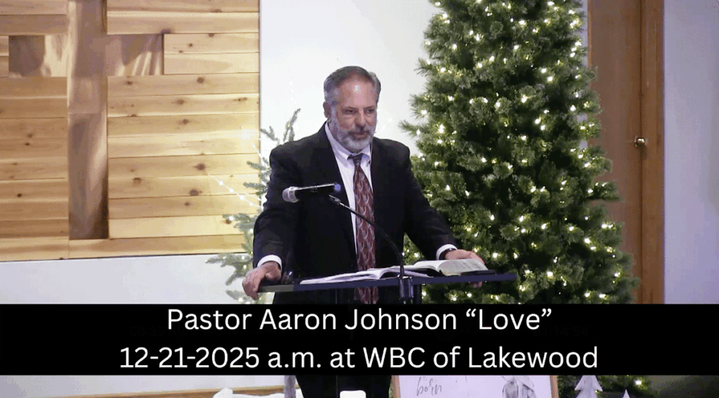Pastor Aaron Johnson- 12-21-25 a.m."4th Advent- Love
