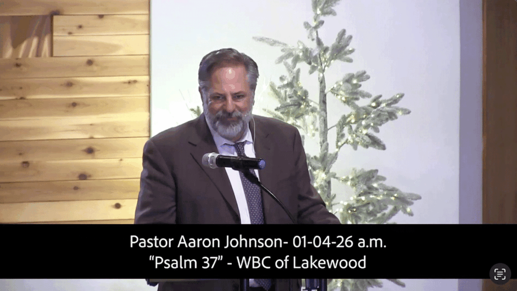 Pastor Aaron Johnson- 01-04-26amPsalm 37 