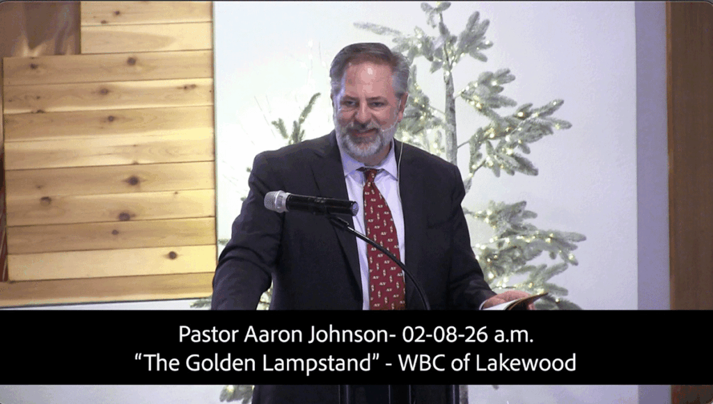 Pastor Aaron Johnson- 02-08-26a.m.The Golden Lamp stand