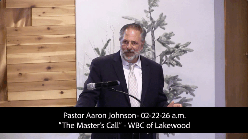 Pastor Aaron Johnson- 2-22-26amThe Master's Call 