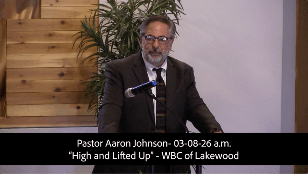 Pastor Aaron Johnson- 03-08-26 p.m.High and Lifted Up 