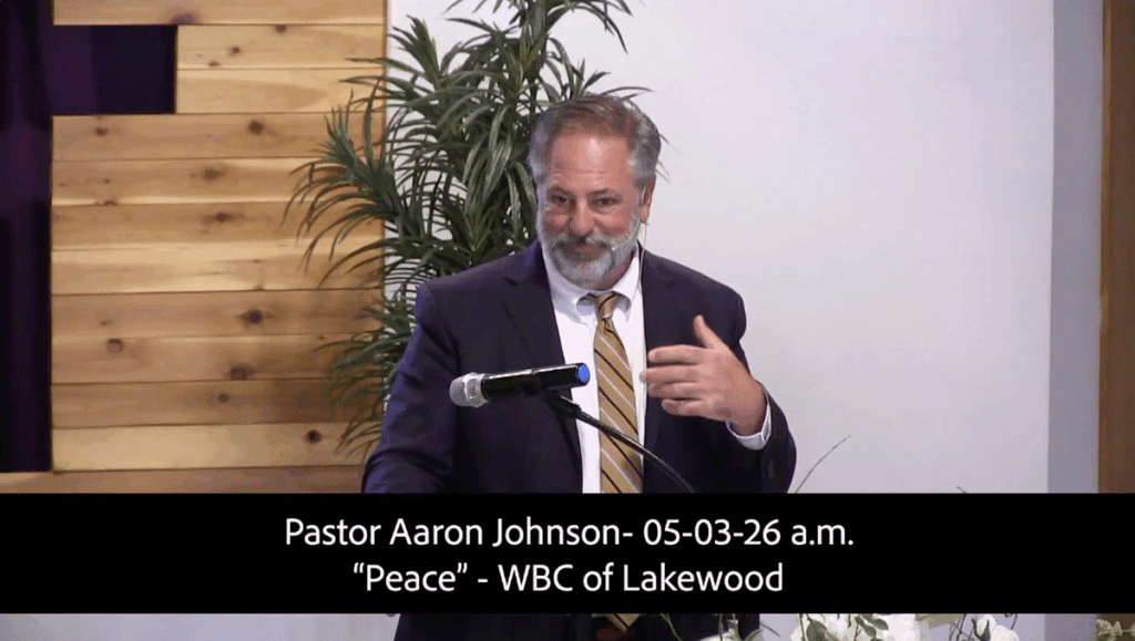 Pastor Aaron Johnson- 050326am- The Fruit of Peace