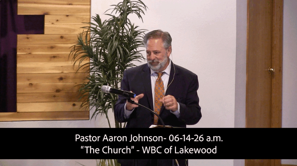 Pastor Aaron Johnson- 06-14-26amThe Church 