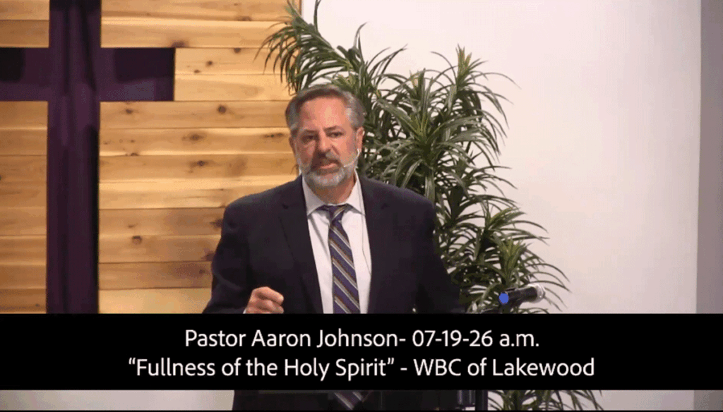 Pastor Aaron Johnson- 071926a.m.The Fullness of the Holy Spirit 