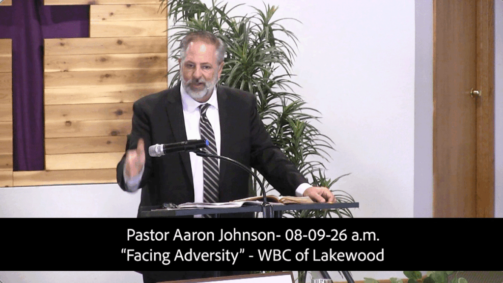 Pastor Aaron Johnson- 08-09-26 amFacing Adversity