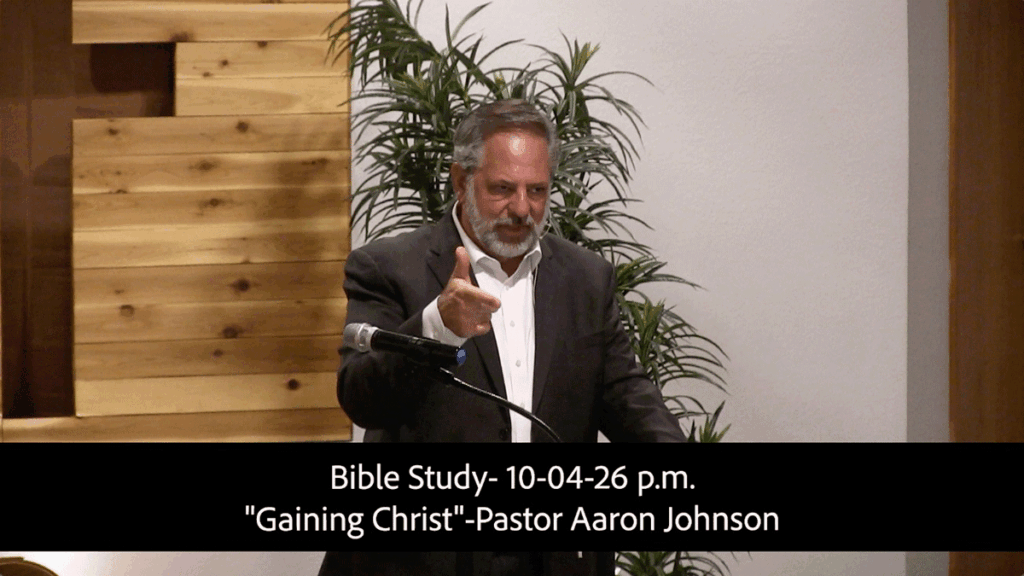 Evening Bible Study- 10-04-26 pm